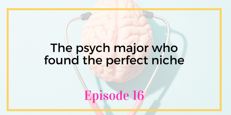 Episode 16 Unicorns Unite with Emily Reagan The Psych Major who found the perfect niche