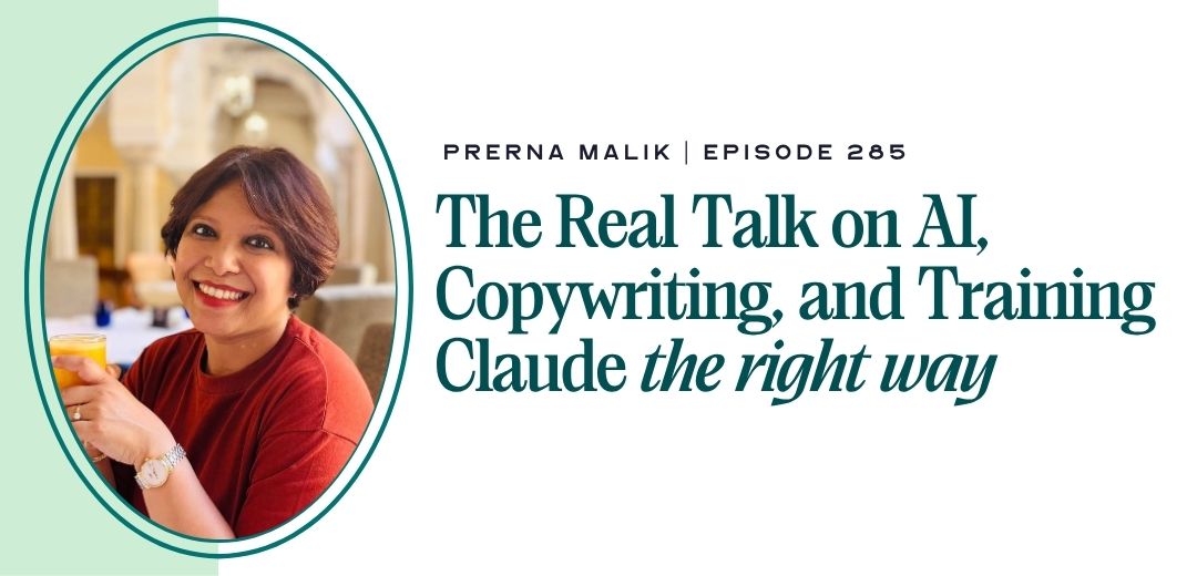 AI Marketing + Training Claude with Prerna Malik